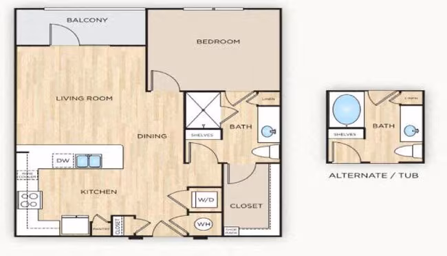 Unit 424 424 floor plan